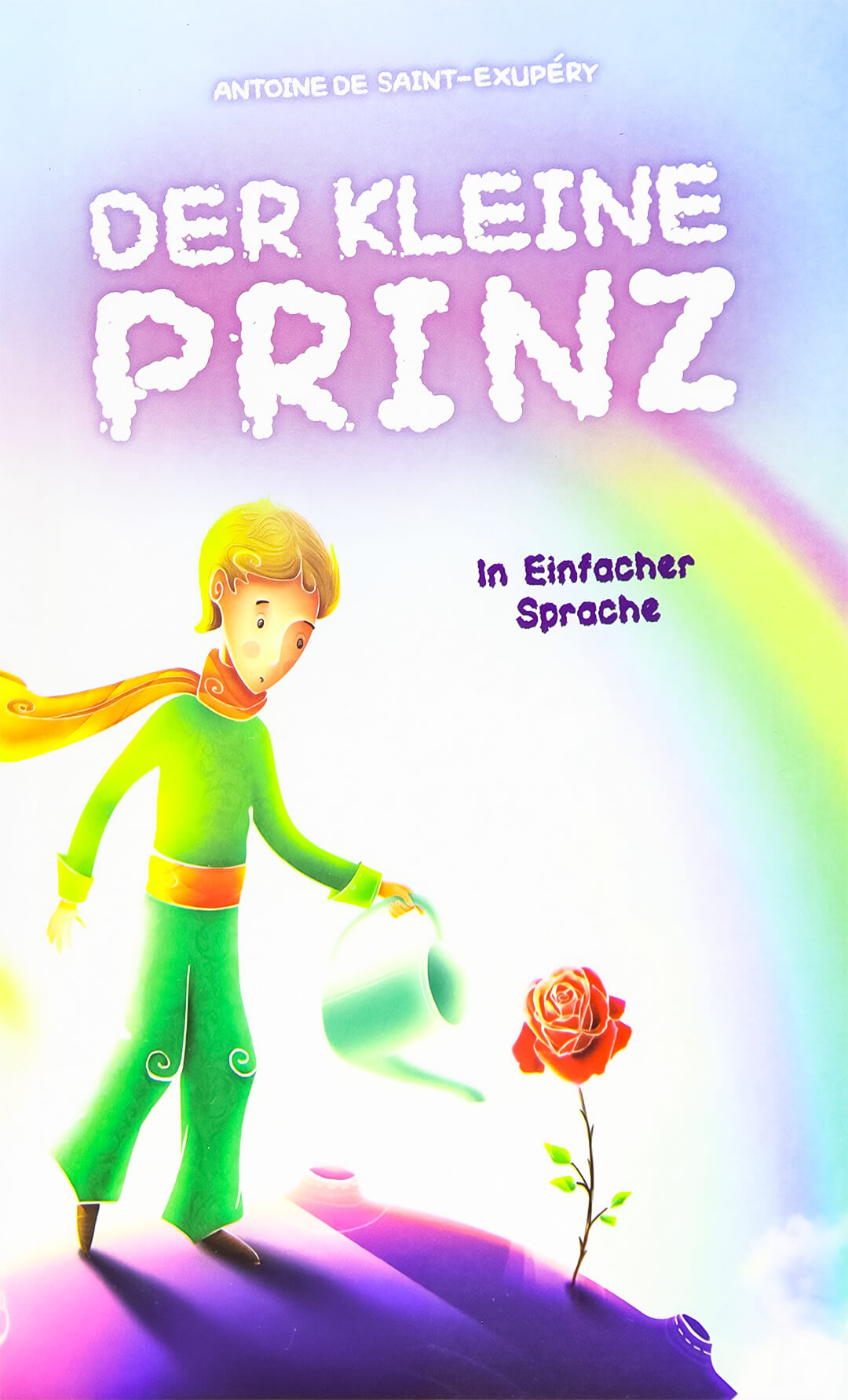 Buchcover von "Der kleine Prinz" in Einfacher Sprache vom Spaß am Lesen Verlag
