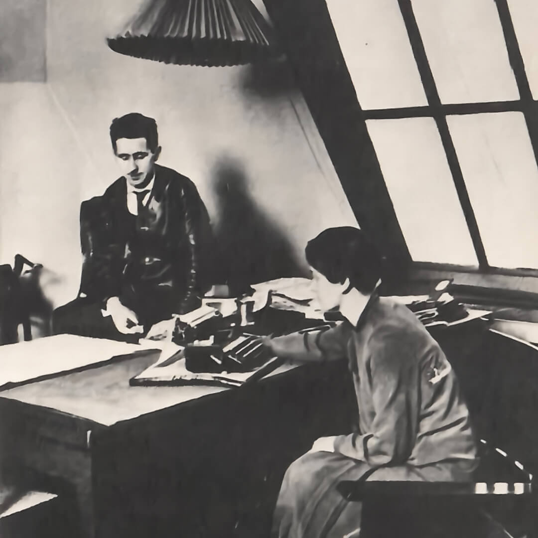 Elisabeth Hauptmann und Bertolt Brecht