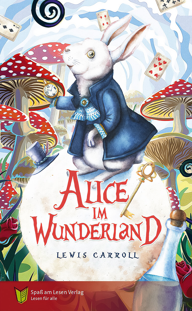 Buchcover von "Alice im Wunderland" vom Spaß am Lesen Verlag