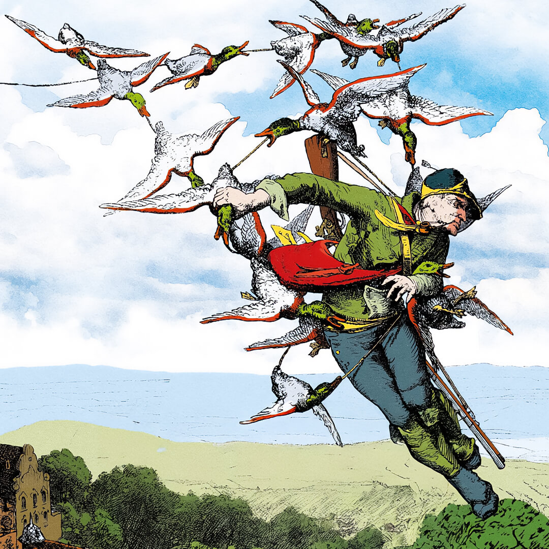 EINFACH LESEN: Robert Weinkauf liest „Die Abenteuer von Baron Münchhausen“ in Einfacher Sprache