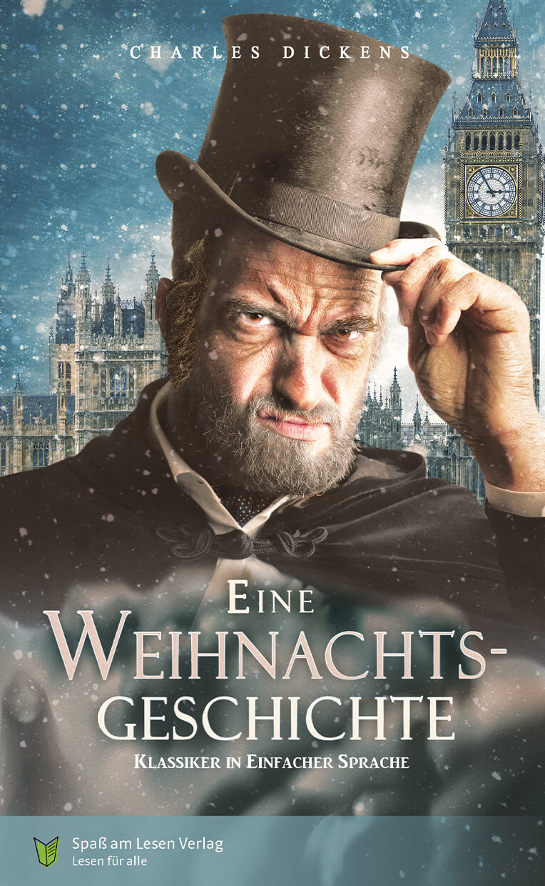 Buchcover von „Eine Weihnachtsgeschichte" von Charles Dickens