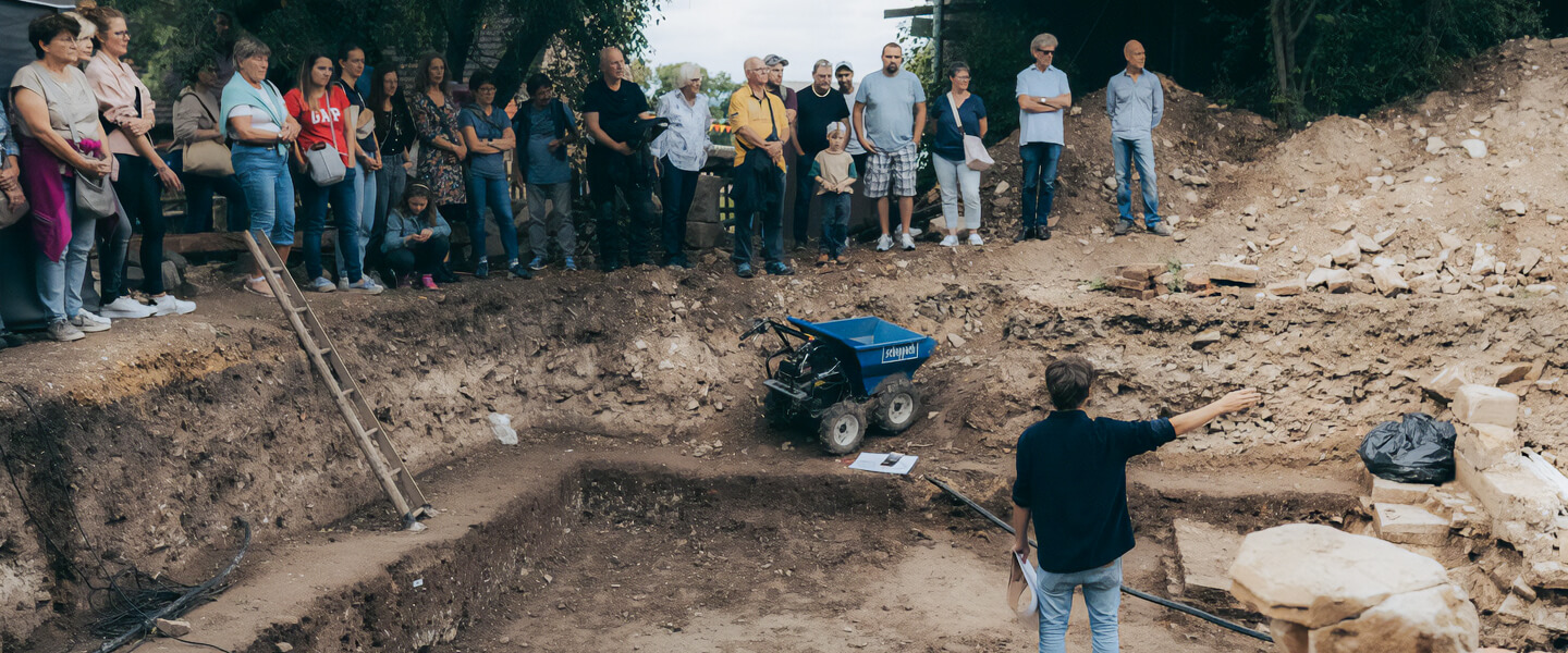 Gäste aus der Ausgrabungsstätte in Zeitz