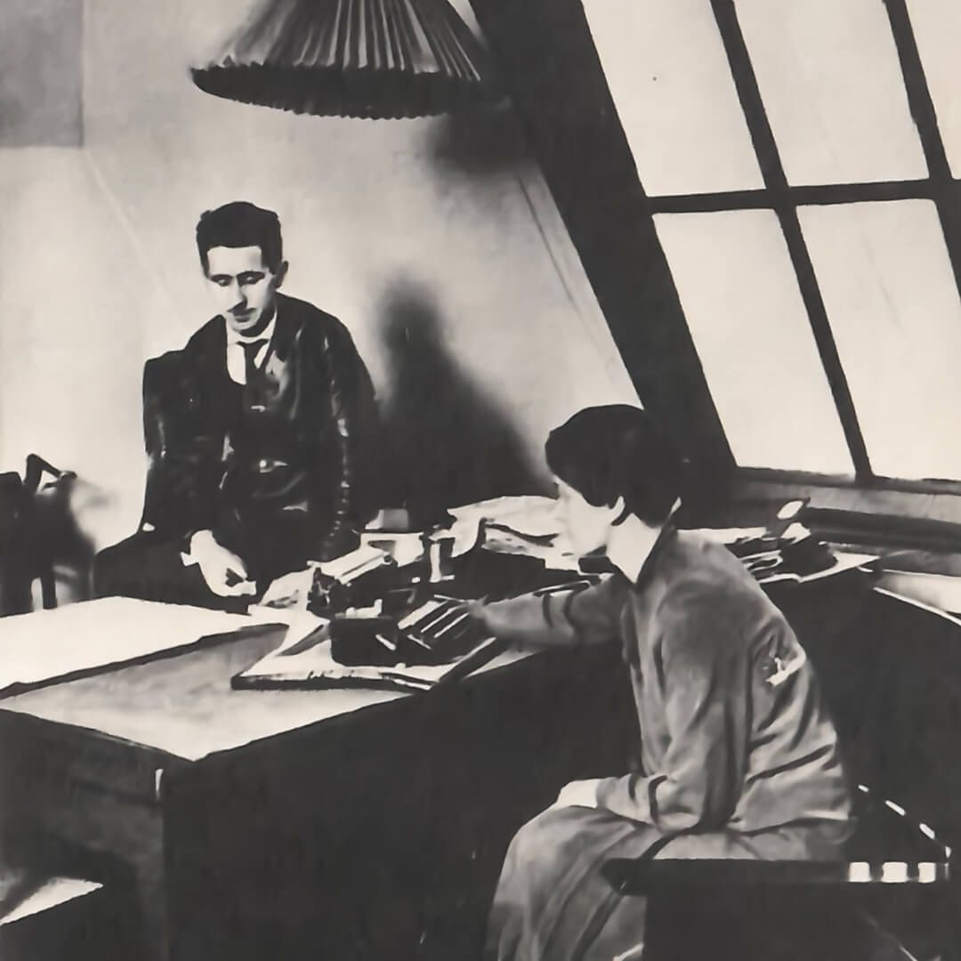 Elisabeth Hauptmann und Bertolt Brecht