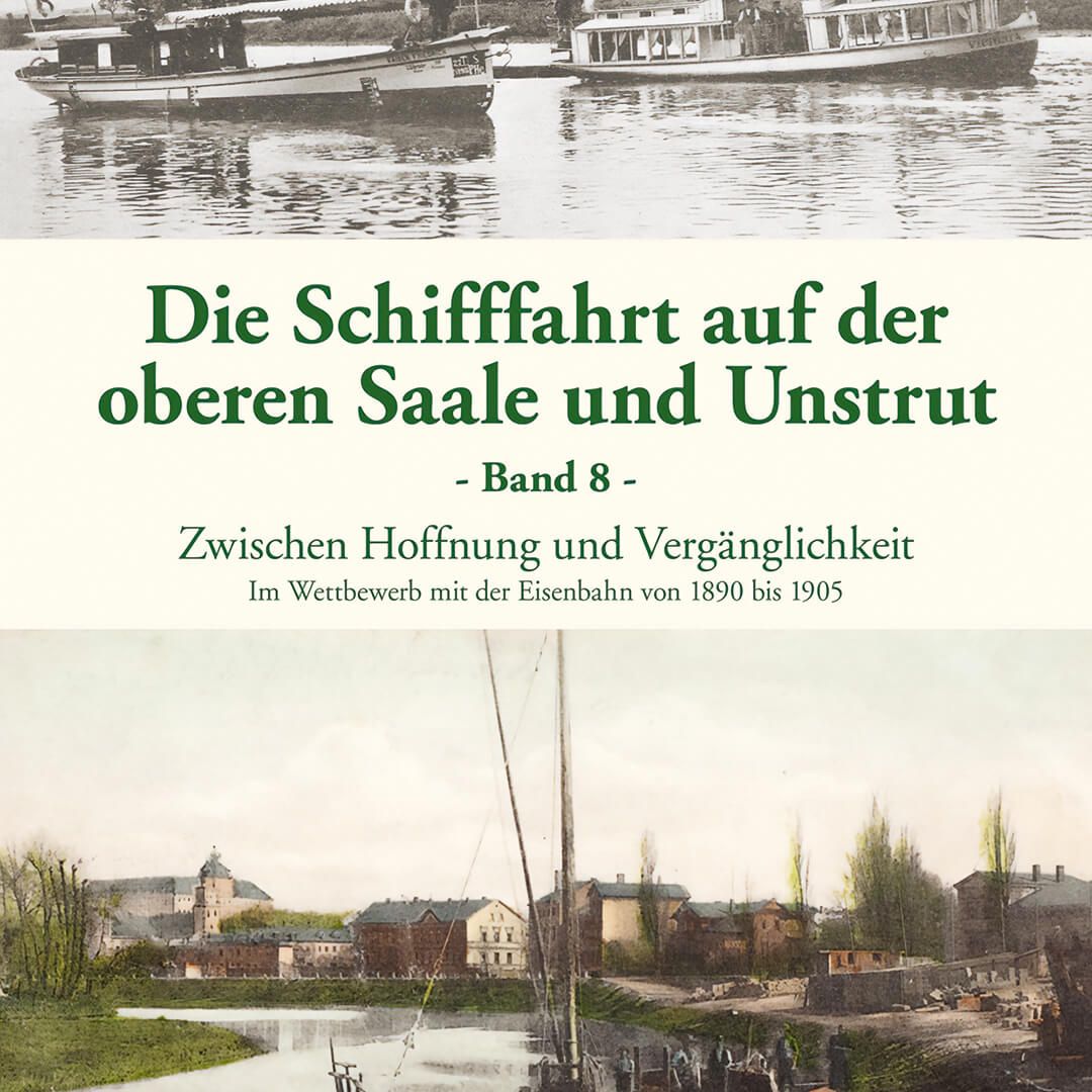 Buchcover "Die Schifffahrt auf der oberen Saale und Unstrut"
